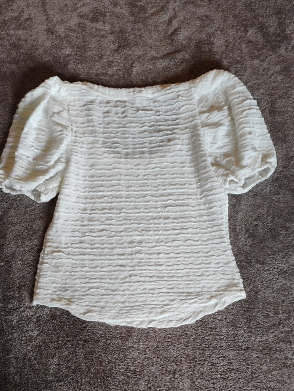 Anthropologie Textured Ruffled Top - Picture 5 of 5